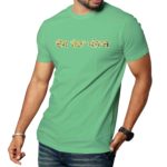 Des Mera Punjab | Punjabi Printed Pistachio green T-shirt for Men